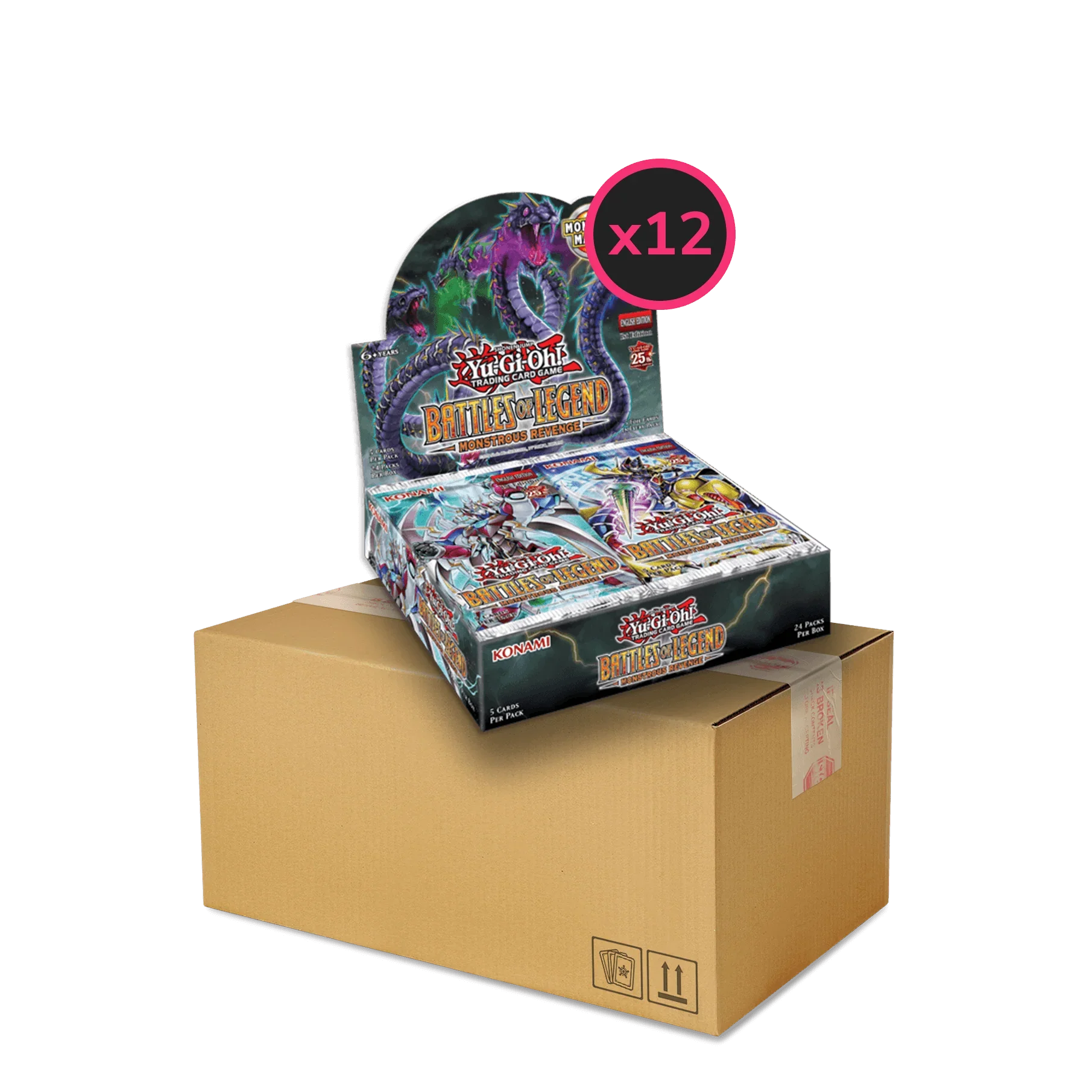 Yu-Gi-Oh! - Battles of Legend: Monstrous Revenge - Display Case (12x Booster Boxes)