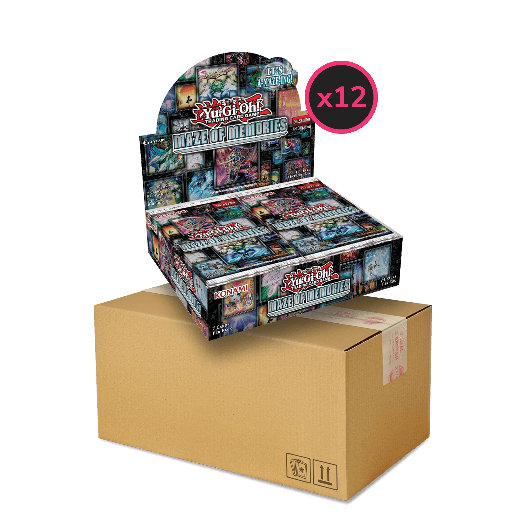 Yu-Gi-Oh! Maze of Memories Display Case (12x Booster Boxes)