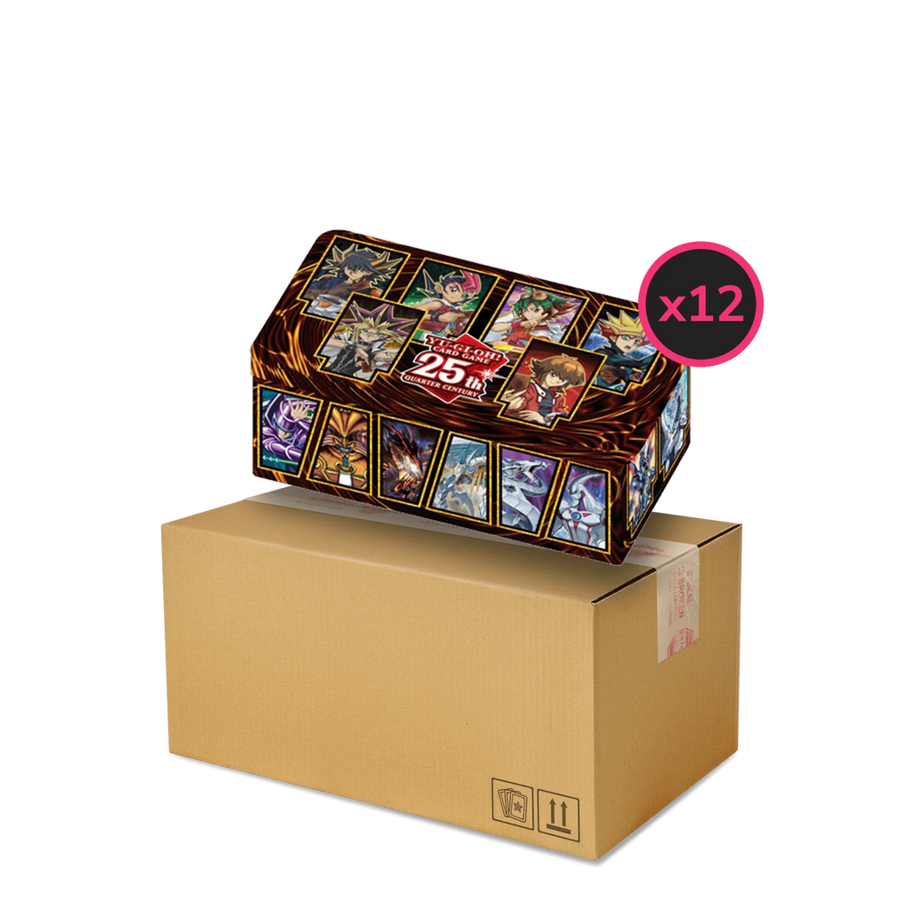 Yu-Gi-Oh! - 25th Anniversary - Dueling Heroes Tin - Display Case (12x Tins)