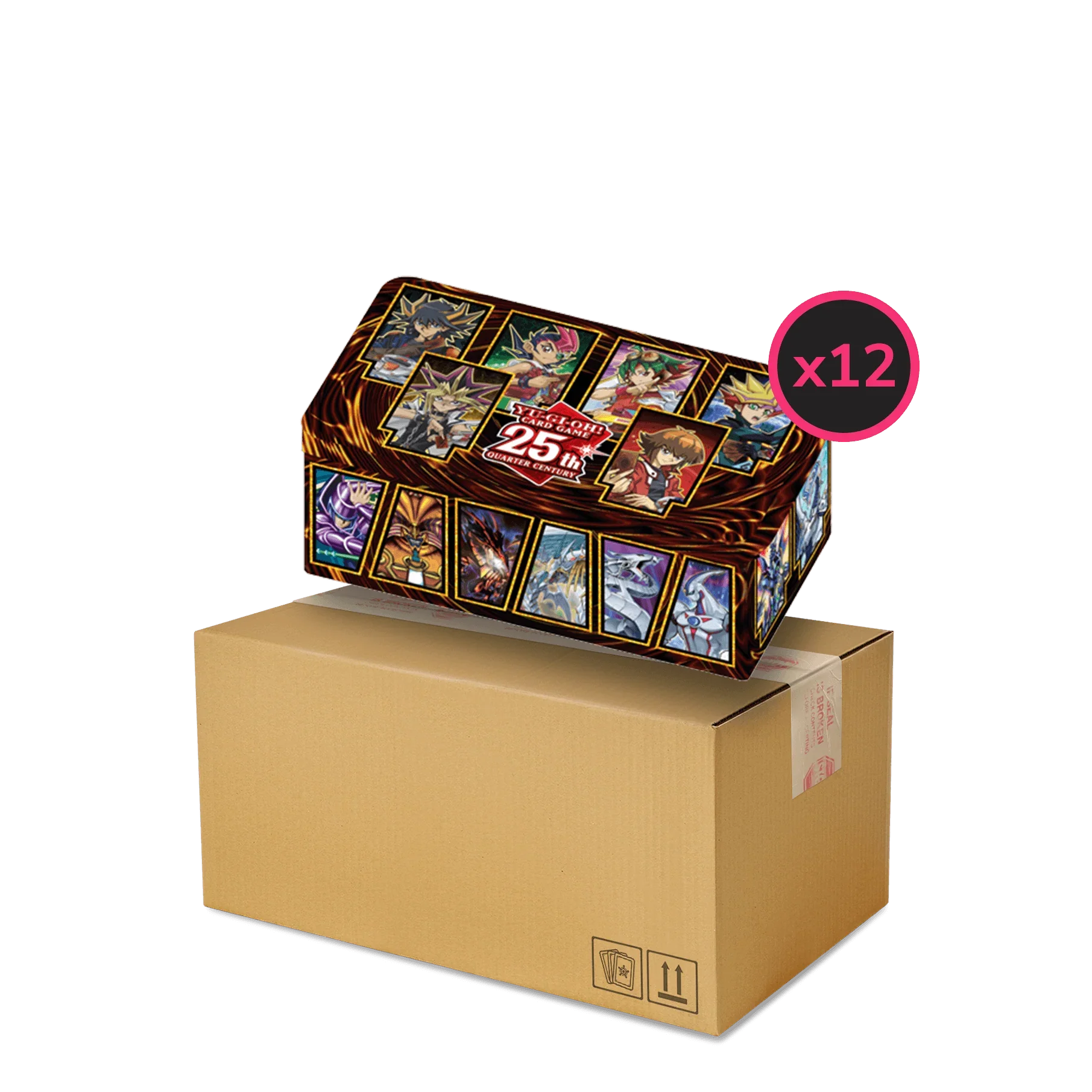 Yu-Gi-Oh! - 25th Anniversary - Dueling Heroes Tin - Display Case (12x Tins)