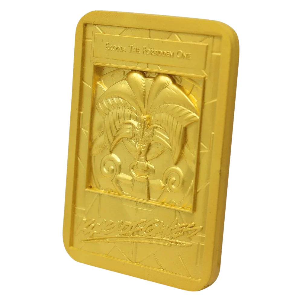 Yu-Gi-Oh! Exodia the Forbidden One - 24k Gold Plated Ingot Set (Limited Edition)