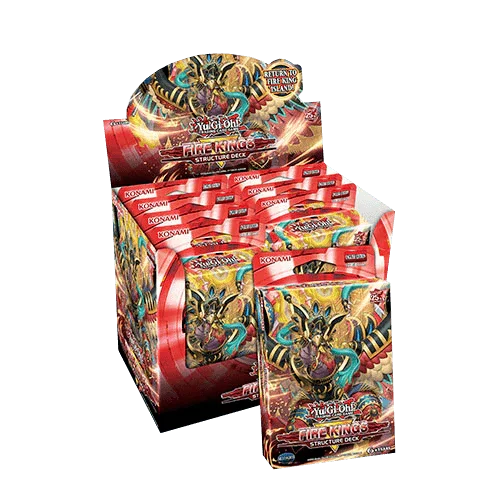 Yu-Gi-Oh! - Fire Kings - Structure Deck Revamped Display Case (8x Decks)