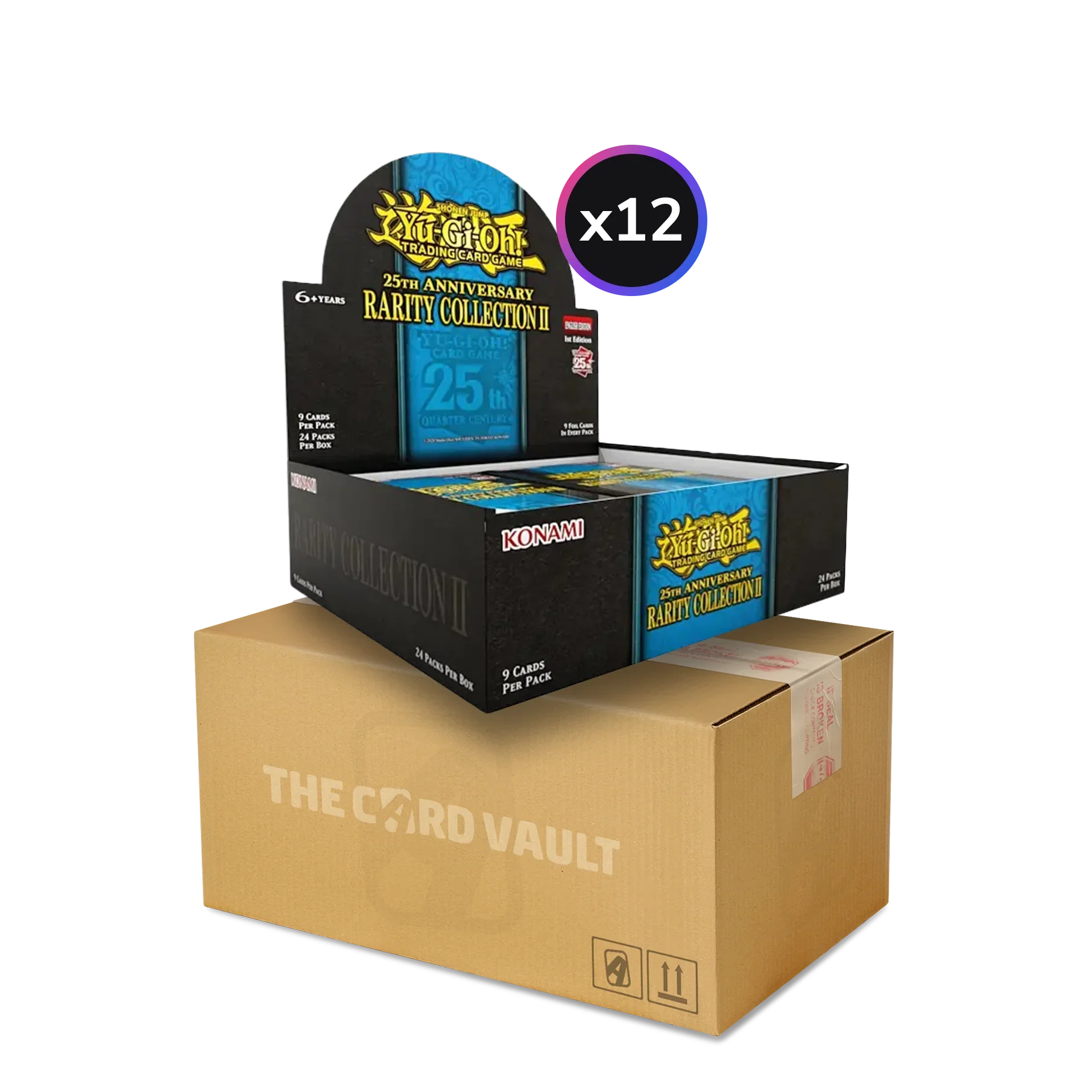 Yu-Gi-Oh! TCG - 25th Anniversary Rarity Collection 2 - Display Case (12x Booster Boxes)