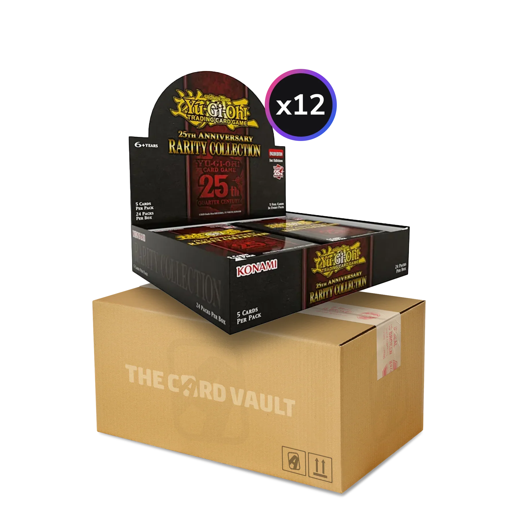 Yu-Gi-Oh! TCG - 25th Anniversary Rarity Collection - Display Case (12x Booster Boxes)