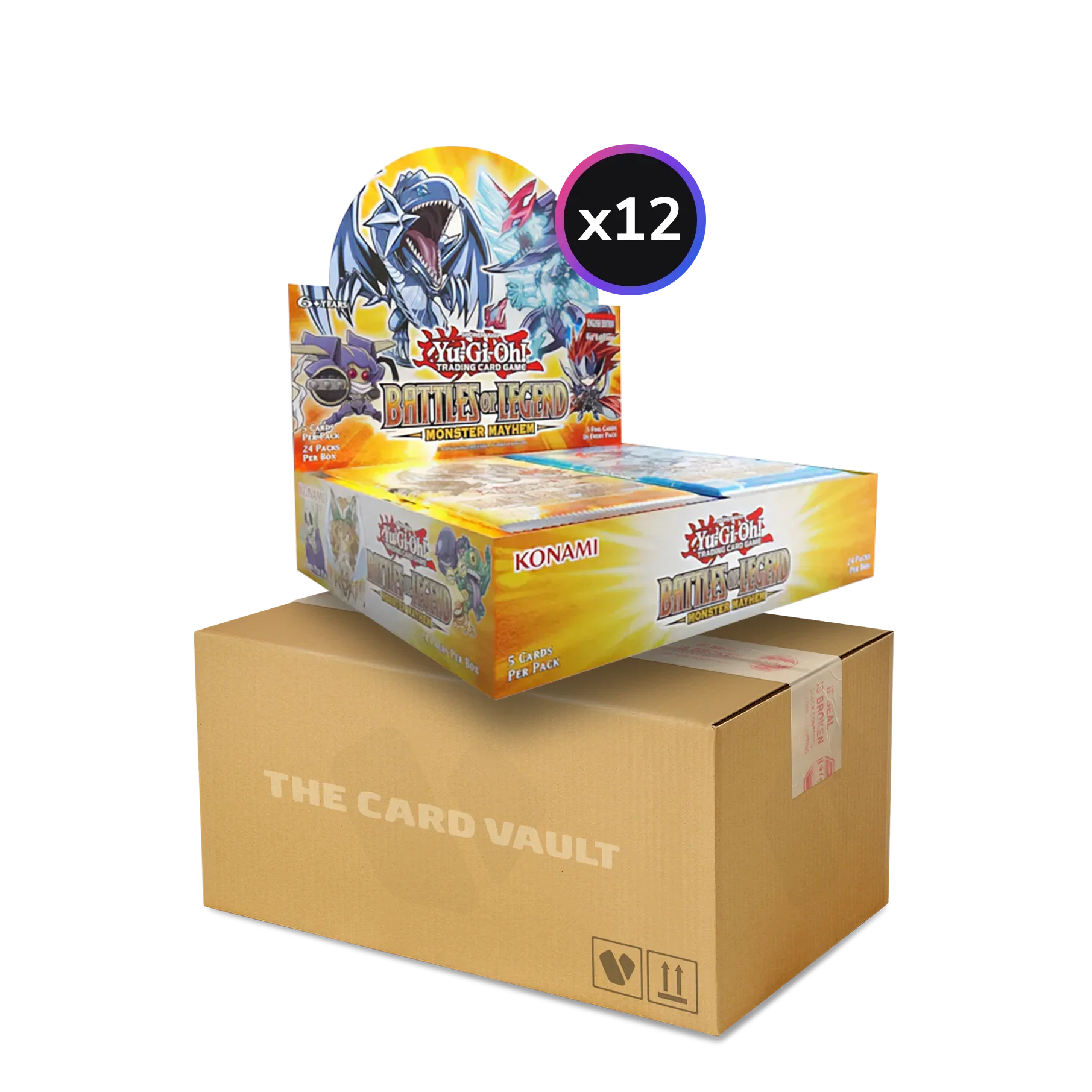 Yu-Gi-Oh! TCG - Battle of Legends: Monster Mayhem - Display Case (12x Booster Boxes) (1st Edition)
