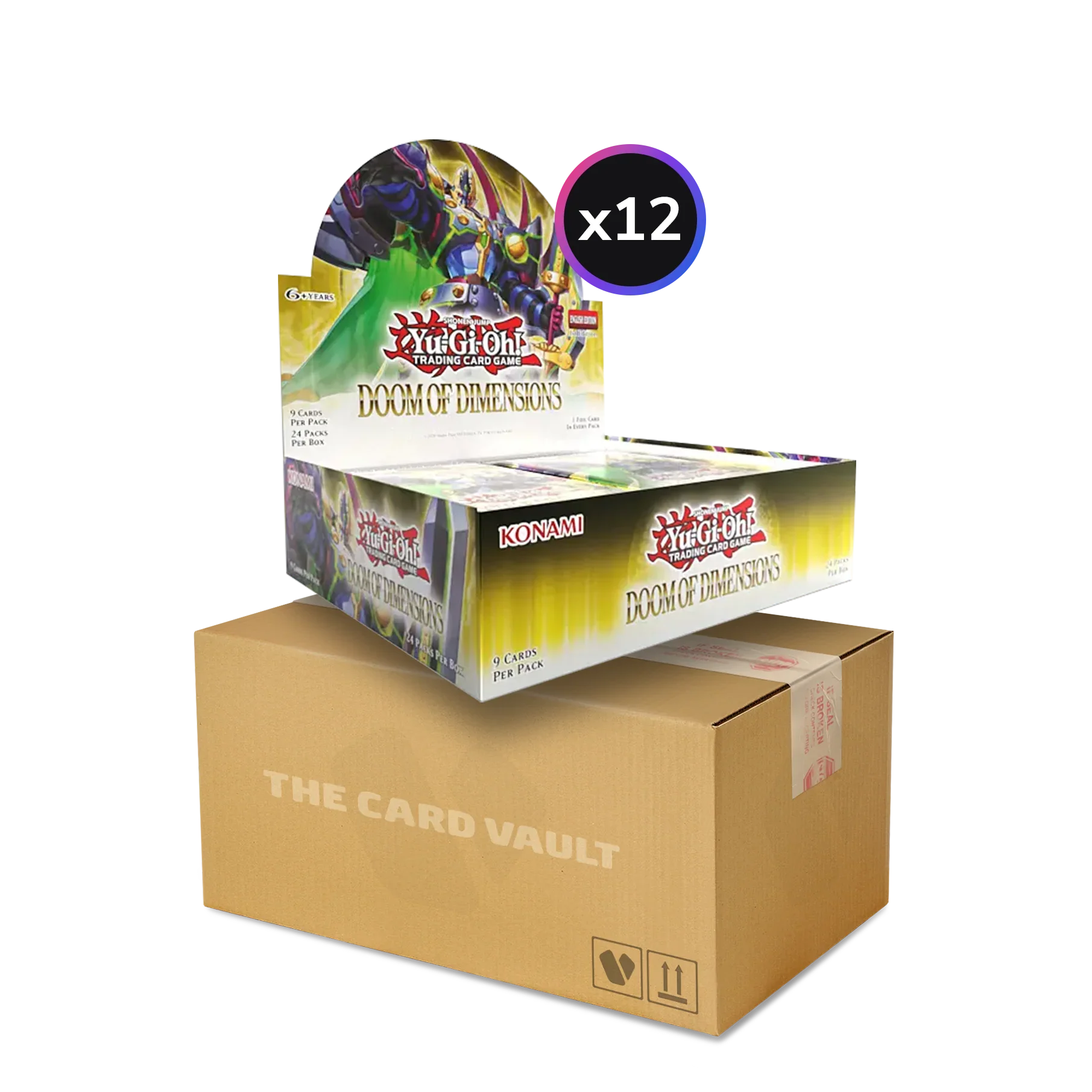 Yu-Gi-Oh! TCG - Doom of Dimensions - Display Case (12x Booster Boxes) (1st Edition)