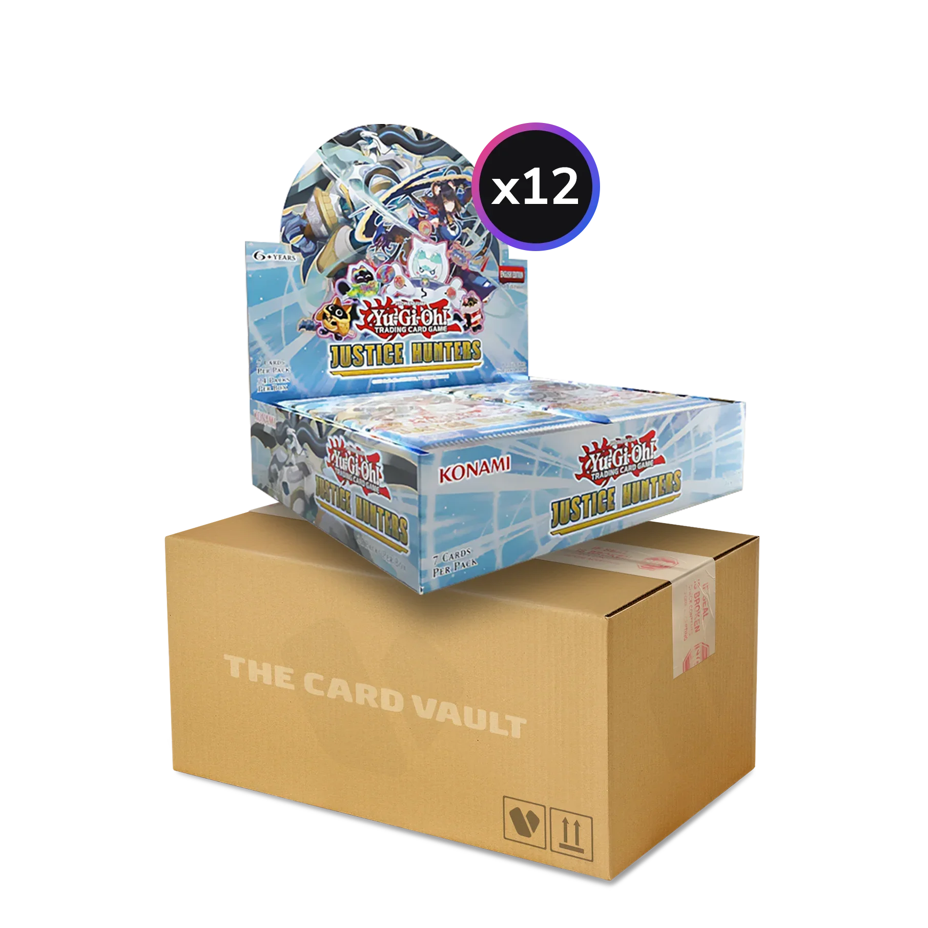 Yu-Gi-Oh! TCG - Justice Hunters - Display Case (12x Booster Boxes) (1st Edition)