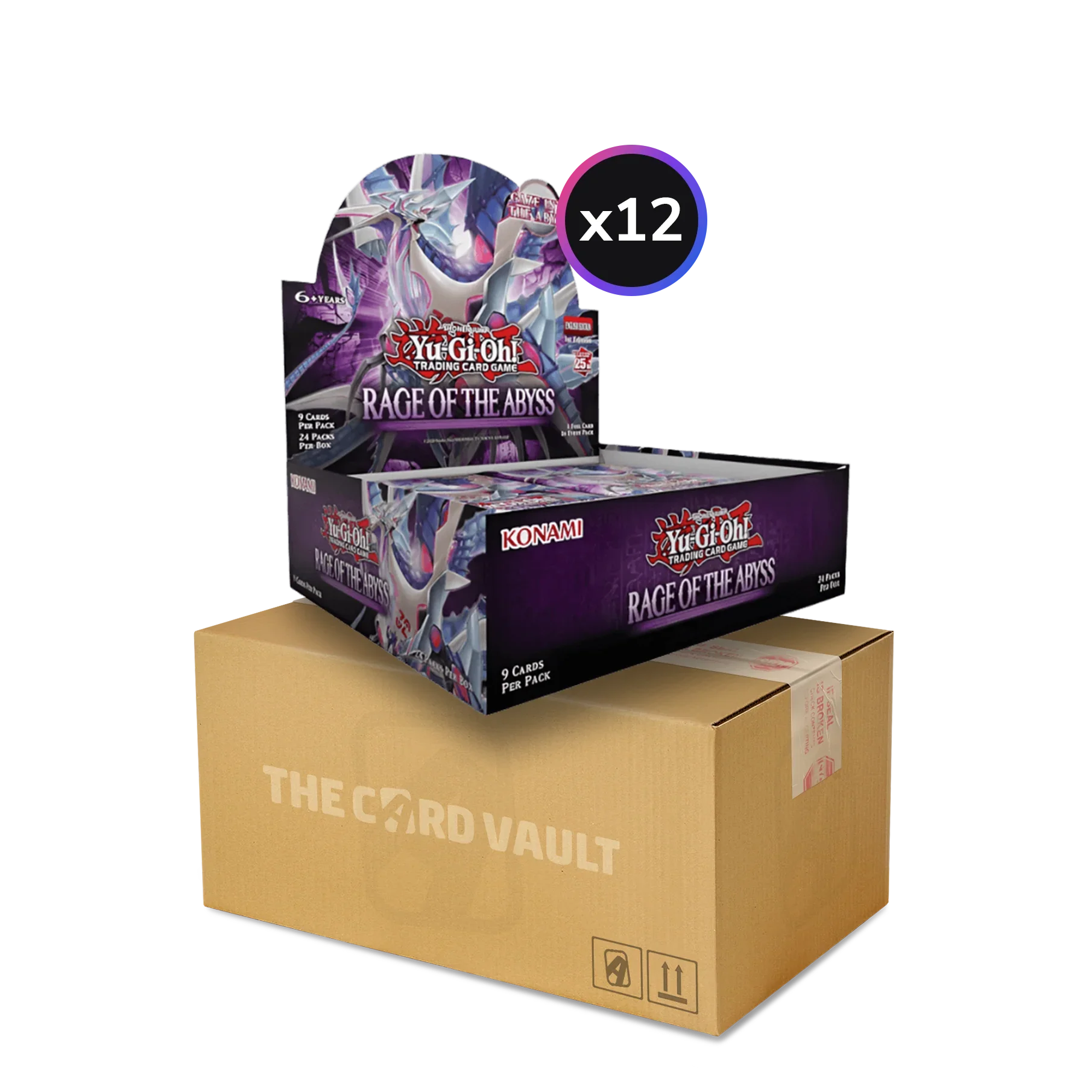 Yu-Gi-Oh! TCG - Rage of The Abyss - Display Case (12x Boxes)