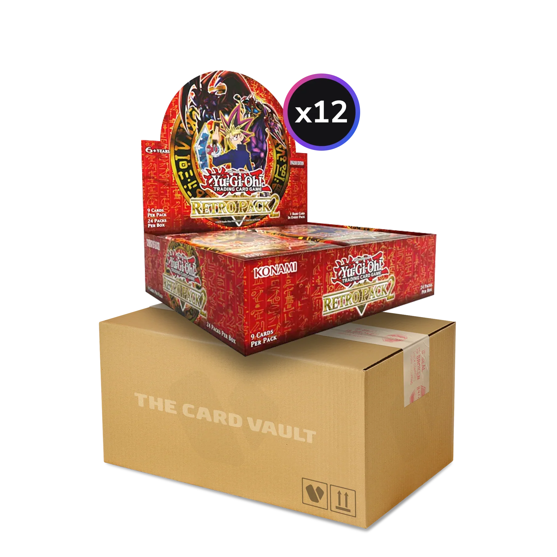 Yu-Gi-Oh! TCG - Retro Pack 2 - Display Case (12x Booster Boxes) (Reprint Edition)