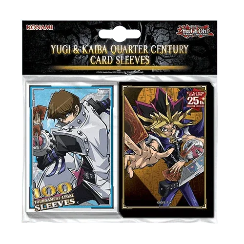 Yu-Gi-Oh! - Yugi & Kaiba Quarter Century Sleeves Sleeves - (100 Pack)